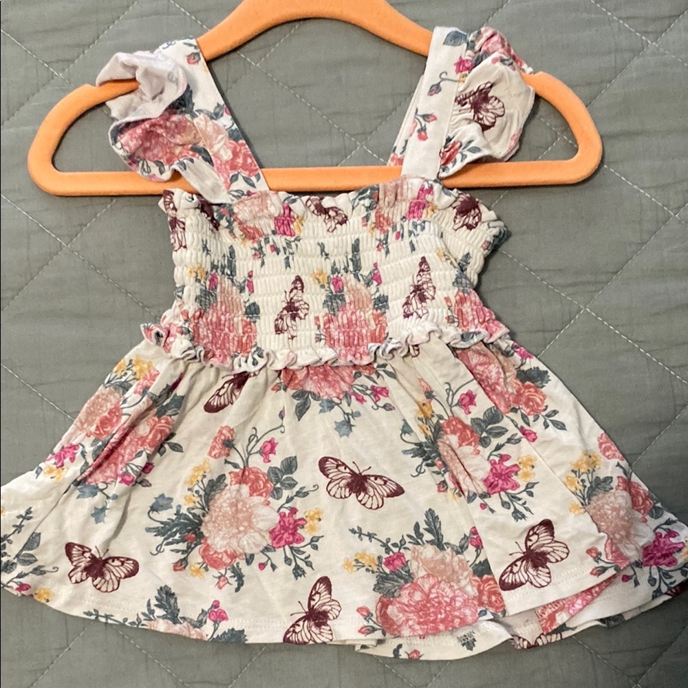 Floral Butterfly Dress for Kids posh peanut